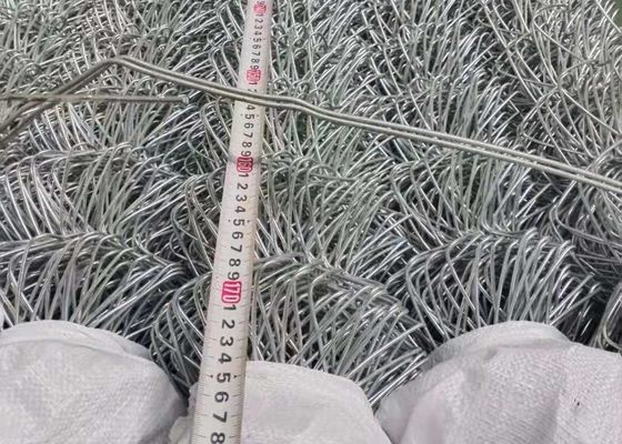 الماس هول 8 قياس سلسلة ربط السور المجلفن البلاستيكية المغلفة