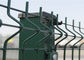 شبكة سلكية لحامية 6.0 ملم منحنية معدنية حديقة السياج الأمن الطلاء بي في سي