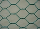 الأخضر 20 غراما شبكة أسلاك معدنية ديكور سداسية الأسلاك المعاوضة البلاستيكية المغلفة