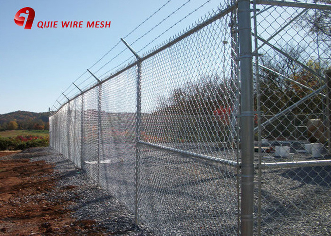 تراجع الساخنة المجلفن سلسلة ربط حديقة الأمن شبكة أسلاك الحديد معدن مزرعة سياج -004
