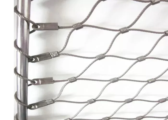 حديقة الحيوانات قفص الحماية الأسوار الفولاذ المقاوم للصدأ شبكة الشاشة توسيع شبكة الأسلاك الحبل الكابل شبكة 5