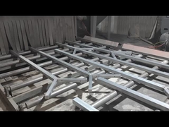 سياج منحني منحني على شكل V مع طلاء PVC لمنطقة خدمة المطار