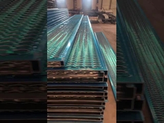 دعامة مسننة S235 للخدمة الشاقة، شبكة معدنية مثقبة للممشى