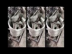 سلك شائك حلزوني مطلي بالزنك PVC سلك شائك حلزوني من الفولاذ المقاوم للصدأ CBT-60 CBT-65