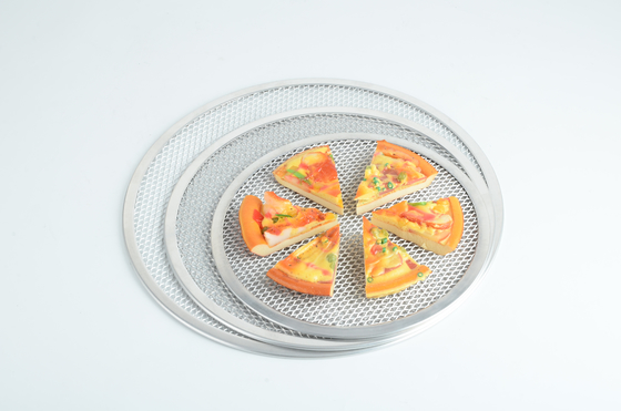 سلك شبكة الألومنيوم 6 &quot;الفولاذ المقاوم للصدأ بيتزا الشاشة ارتفاع درجة الحرارة في الأوراق المالية