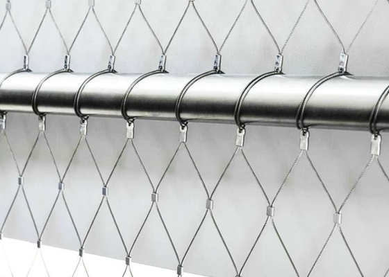 مرنة حبل أسلاك الفولاذ المقاوم للصدأ شبكة الكابلات الفولاذ المقاوم للصدأ شبكة كبل شبكة حديقة الحيوان