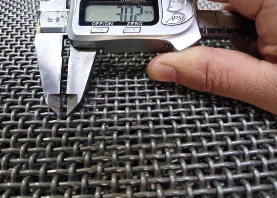 سلك مجعد 65 مم شاشة تهتز لشبكة الرمل 1.5 م × 1.95 م