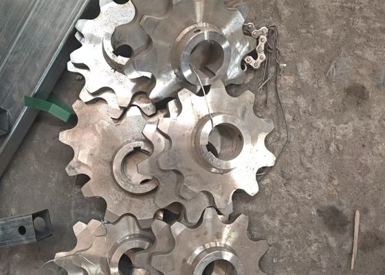 DIN ذراع 24B 28B 32B عجلة سلسلة مع 10mm الأسنان ومادة C45