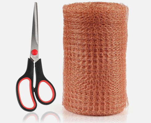 5 Inch x 20Ft 100% Pure Copper Mesh Roll Rodent Control Copper Wool for Slugs