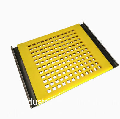 شبكة غربلة البولي يوريثين من النوع المعلق المقاومة للتآكل والتآكل وذات المرونة العالية وعمر الخدمة الطويل لتعدين غربلة الخامات