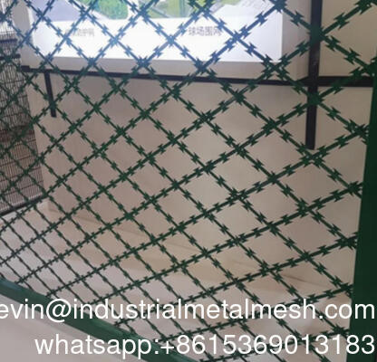 شبكة أسلاك شائكة مقاومة للتسلق ملحومة فاخرة لحلول الأمان