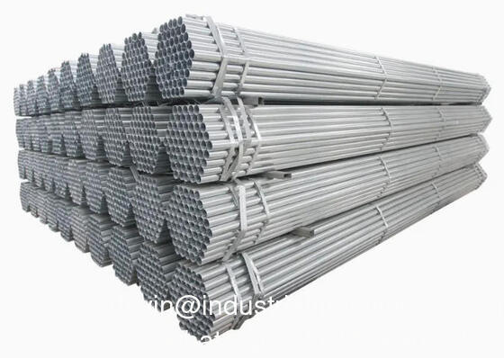 أنبوب فولاذي مجلفن BS 1387 ASTM A53 للسقالات