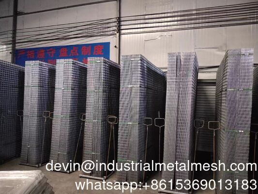 2.5mm 3.0mm DIP الساخن غلفانيزد لحام الشبكة السلكية الشبكة الفولاذية للإنشاءات