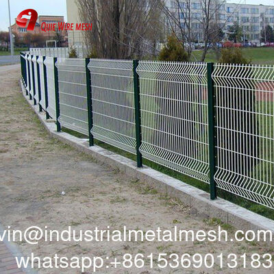3D Panel Fence 3D Curved Steel Welded Fence Curved Wire Fence V Mesh Wire Fence Security Fence