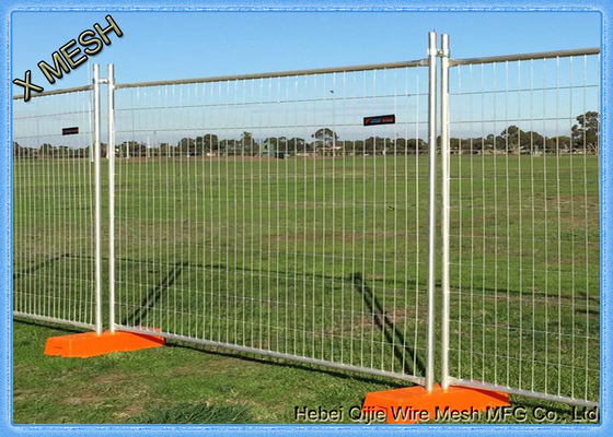 ألواح السياج المتنقلة العادية المؤقتة للمبارزة 2400 W * 2100 H الحجم