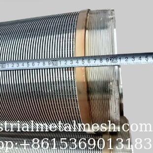 أنبوب شبكة سلكية إسفينية ملحومة بالكامل S32750 18S/Q35-12mm
