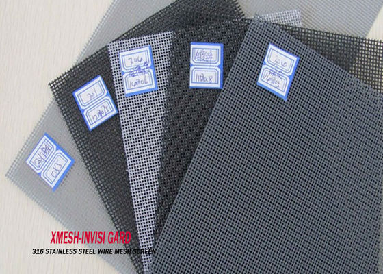 مكافحة البعوض يطير الفولاذ المقاوم للصدأ الأمن نافذة الشاشة 18X14 الحجم اللون الأسود