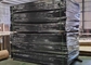 بولي كلوريد الفينيل مغلفة لوحات السياج المعدنية المؤقتة المحمولة مع قدم الصلب 6 &amp;#39;س 8&amp;#39; الحجم