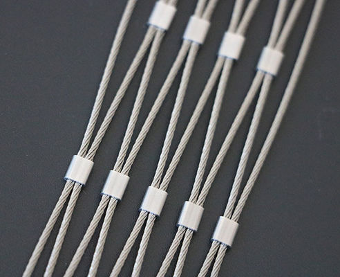 20x20mm عادي نسج معدن الفولاذ المقاوم للصدأ سلك حبل شبكة