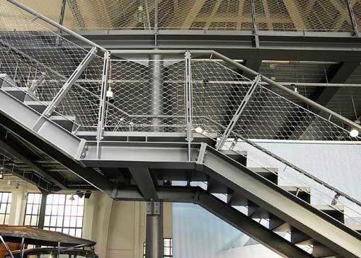 304316316l عالية القوة الفولاذ المقاوم للصدأ سلك حبل شبكة صافي لحديقة حيوان Aviary