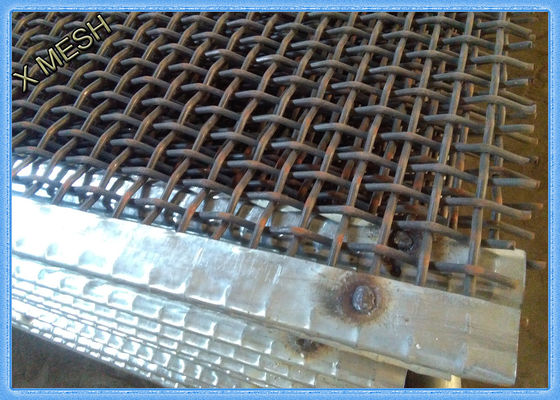 1.5x2m شبكة الشاشة الاهتزازية عالية الكربون الصلب مربع هول