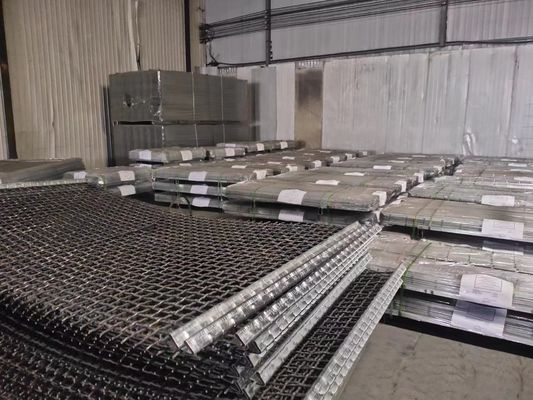 0.7 - 20 مم شبكة سلكية مجعدة 45# من الفولاذ الكربوني المتوسط