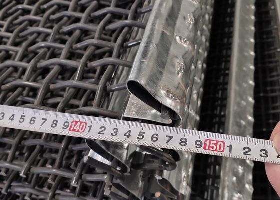 0.7 - 20 مم شبكة سلكية مجعدة 45# من الفولاذ الكربوني المتوسط