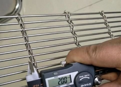 8mm Tec Sieve المعماري النسيج المعدني الشبكة متعددة الباريت النسيج / نظام شبكة الكابلات