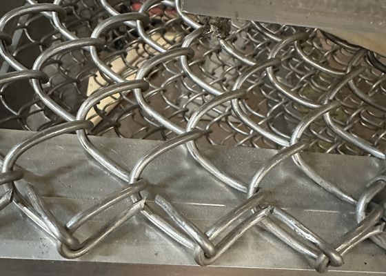 الفولاذ المقاوم للصدأ 316L سلسلة وصلة السياج القماش الحائط الحدود الفولاذ المغلف
