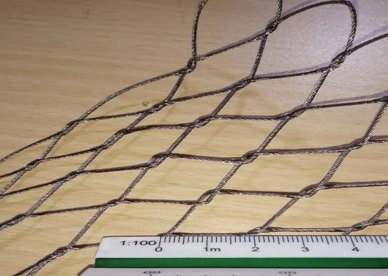 حديقة الحيوانات قفص الحماية الأسوار الفولاذ المقاوم للصدأ شبكة الشاشة توسيع شبكة الأسلاك الحبل الكابل شبكة