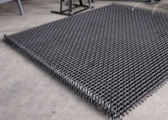 سحب الصخور المنجم 65 Mn عالية الجاذبية سلك مقعد شبكة الشاشة للاهتزاز