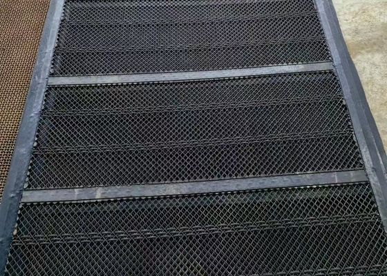 شبكة الشاشة الاهتزازية المطاطية ذاتية التنظيف للفحص