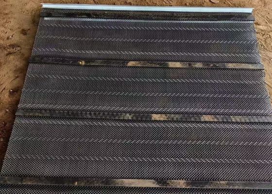 شبكة الشاشة الاهتزازية المطاطية ذاتية التنظيف للفحص