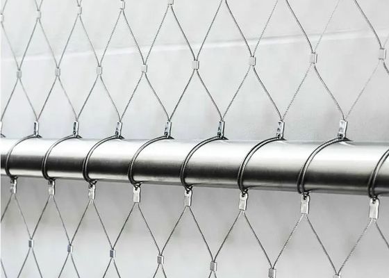 روك فال حماية أسلاك الفولاذ المقاوم للصدأ حبل شبكة صافي نسج عادي