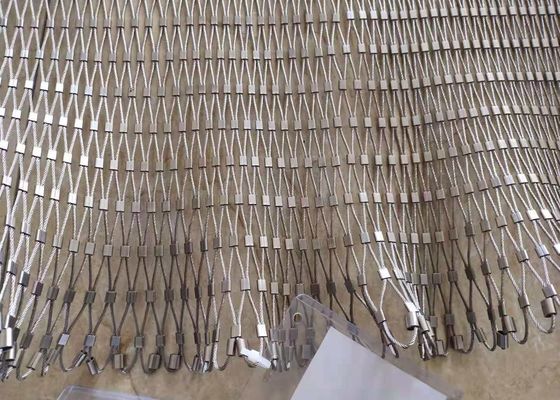 Xtend 7 × 7 7 × 19 الفولاذ المقاوم للصدأ سلك حبل شبكة نوع الطويق 304l