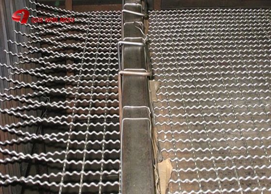 قوة سحب عالية 8x13mm فتح الفولاذ المقاوم للصدأ الشبكة السلكية المقلدة