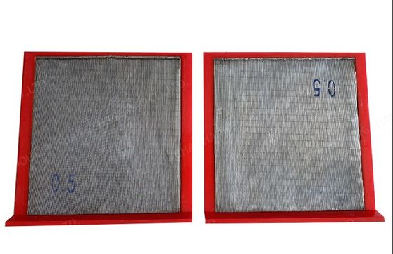 شاشة الأسلاك المعدنية منخفضة الضغط 0.02mm-12.7mm نطاق فتح