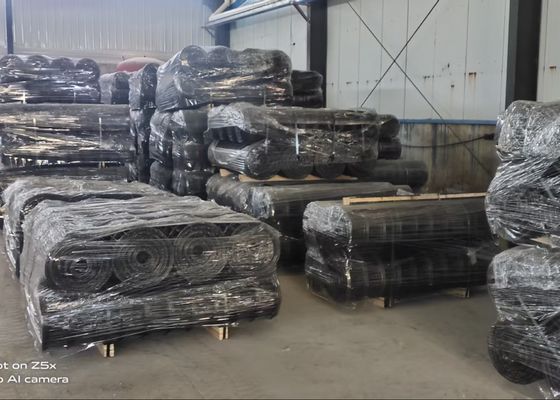 3 / 4X3 / 4 SGS الأخضر الملون بولي كلوريد الفينيل المغلفة لفات شبكة الأسلاك الملحومة للدواجن