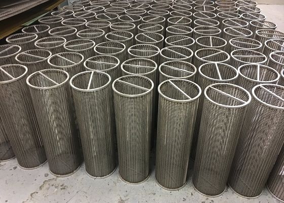 تخصيص 500mm قطر الفولاذ المقاوم للصدأ V سلك كنج سلك شاشة للبناء الدائم