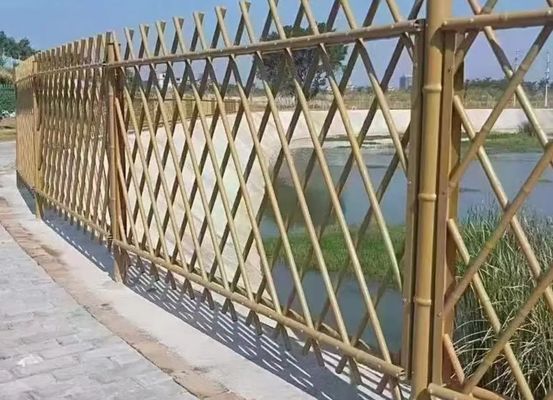 معطف السلامة الباص تقليد حديقة فيلا السياج الحديد المصنوع السياج الزخرفي