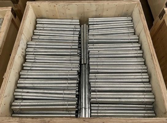 مواد بناء الصلب HDG حافة القضبان المستديرة 500mm الطول Q345B