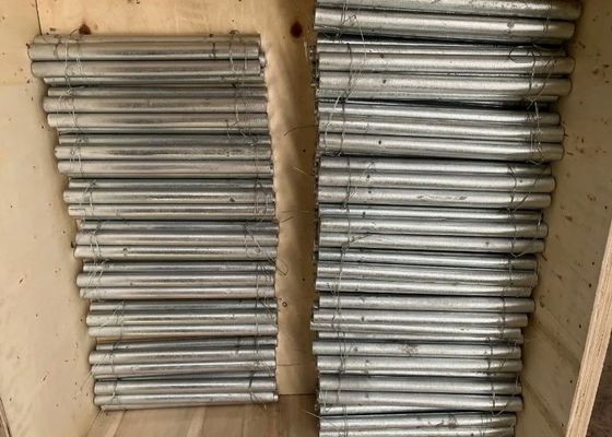 Q345B مواد البناء الصلب HDG حافة الحاجز المستديرة مع قطر 25mm