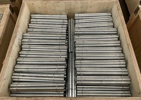 Q345B مواد البناء الصلب HDG حافة الحاجز المستديرة مع قطر 25mm