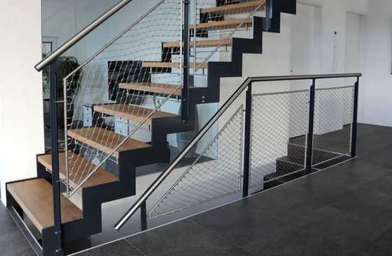 مرنة حبل أسلاك الفولاذ المقاوم للصدأ شبكة للدرابزين أو حديدي 3.0 مم