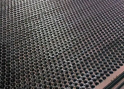 تصميم المهنية مثقب شبكة معدنية لوحة الفولاذ المقاوم للصدأ جولة هول