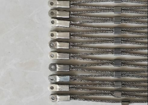 سمك 1.5 مم SS 316 سلك حبل سياج الفولاذ المقاوم للصدأ حبل شبكة لحديقة الحيوان