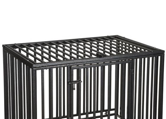 منزل كلب معدني قابل للطي قابل للطي مع صينية قابلة للإزالة