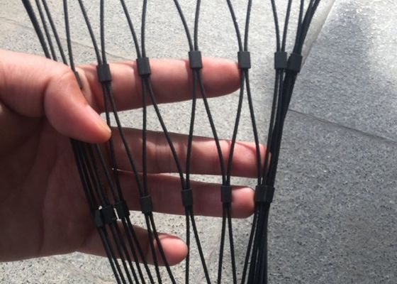 SS Rope Mesh Black Oxide Wire Dia 1.2 Mm ( 7x 7)