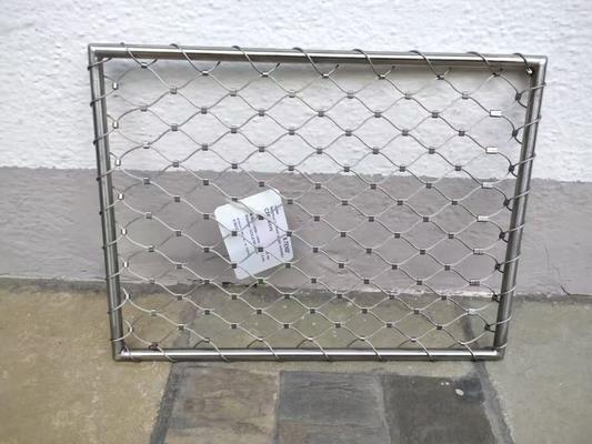 شبكة حبل سلكي من النوع المخصص Inox 316 شبكة كابل من الفولاذ المقاوم للصدأ المرن Webnet X Tend Mesh