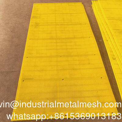 لوحة غربلة دقيقة من البولي يوريثين بفتحة 35% لغسل رمل السيليكا